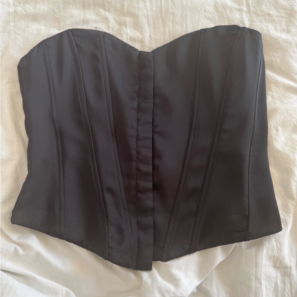 Zara Black Strapless Top